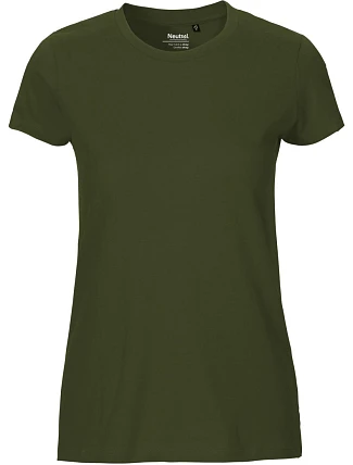 Neutral O 81001 Dámské tričko z bio bavlny 77.8101 military Neutral O 81001 Dámské tričko z bio bavlny 77.8101 military
