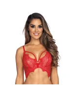 Dámská podprsenka / polokorzet V-9581 Červená - Axami Dámská podprsenka / polokorzet V-9581 Červená - Axami