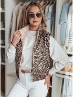 Dámská krátká oboustranná vesta CHIPUFF růžová FashionStreet TY4823