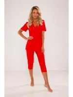 Dámské pyžamo De Lafense 642 Noela kr/r S-2XL