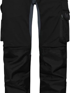 Daiber JN 1812 (25-28) Pracovní strečové kalhoty "Slim Line" 02.112S black/carbon
