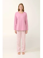Vamp - Bavlněné dámské pyžamo s potiskem 21927 - Vamp
