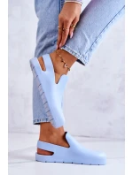 Módní gumové dřeváky modre Meriko