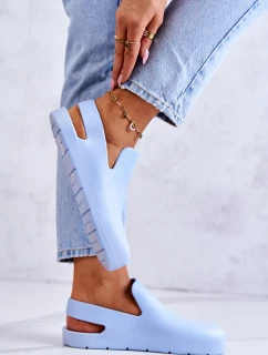 Módní gumové dřeváky modre Meriko