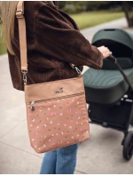 Dámská crossbody kabelka na kočárek Vuch Amma Flowers Beige