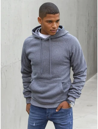 Pánská tmavě šedá mikina FashionStreet BX5479