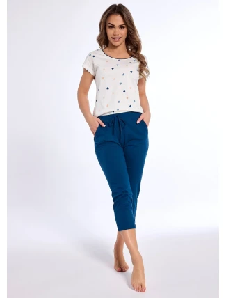 Pyžamo Cornette 055/305 Heart kr/r S-2XL dámské Pyžamo Cornette 055/305 Heart kr/r S-2XL dámské