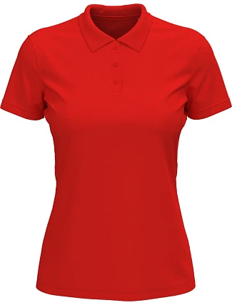 Stedman Lux Polo Women Dámské piqué polo "Lux" 05.9160 scarlet red Stedman Lux Polo Women Dámské piqué polo "Lux" 05.9160 scarlet red