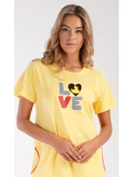 Dámské domácí šaty s krátkým rukávem Kačenka