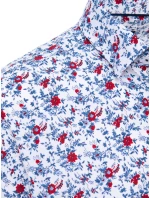 FashionStreet pánská bílá košile s krátkým rukávem KX1013