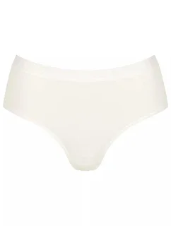 Dámské kalhotky GO Casual Midi - WHITE - bílé 00GZ - SLOGGI