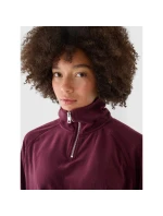 Dámská velurová mikina bez kapuce 4F 4FRAW24TSWSF2054-60S