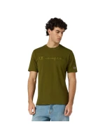 Pánské tričko Champion SS Tee olive 220273 GS585 pánské Pánské tričko Champion SS Tee olive 220273 GS585 pánské