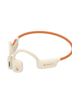 Sluchátka Havit E510BT Freego1 Air bluetooth (béžová)