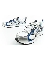 New Balance 408 pánské sportovní tenisky módní pohodlné bílé stříbrné