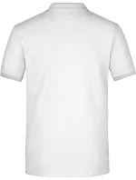 Daiber JN 710 Pánské elastické piqué polo 02.0710 white Daiber JN 710 Pánské elastické piqué polo 02.0710 white