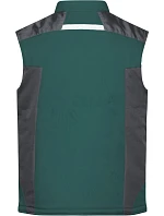 Daiber JN 825 Pracovní zimní softshellová vesta - Strong 02.0825 dark green/black Daiber JN 825 Pracovní zimní softshellová vesta - Strong 02.0825 dark green/black