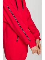 Dámská mikina M696 červená - Made Of Emotion