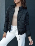 Dámská přechodná prošívaná bunda se stojáčkem SALECA černá FashionStreet TY4414