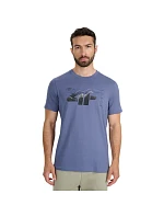 Pánské tričko 4F M2359 denim 4FWAW25TTSHM2359 32S pánské