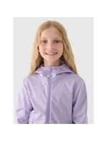 Dívčí softshellová větruodolná bunda 4F Junior 4FJWAW24TSOFF261-51S s membránou neodry 5000