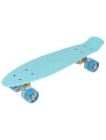 Plastový skateboard 22" Led Enero modrý 1007366 Plastový skateboard 22" Led Enero modrý 1007366