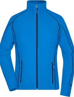 Daiber JN 596 Dámská strukturovaná fleecová bunda 02.0596 aqua/navy