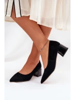 Semišové Hladké Lodičky S Špičatými Špičkami Černé Vinceza 66736 Semišové Hladké Lodičky S Špičatými Špičkami Černé Vinceza 66736