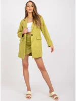 Dámský kabát DHJ MA 15286 hořčicový Dámský kabát DHJ MA 15286 hořčicový