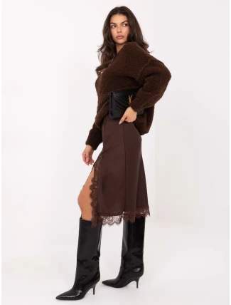 Sukně MI SD 3275.57 hnědá