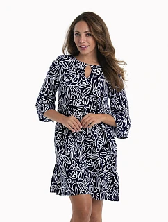 Plážová tunika 8134 marine-bílá - Anita Classix