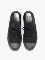 Moderní tenisky dámské černé platforma Moderní tenisky dámské černé platforma