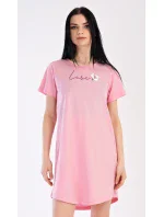 Dámská noční košile s krátkým rukávem I love you Dámská noční košile s krátkým rukávem I love you
