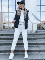 Dámská prošívaná vesta POPLAR černá FashionStreet TY3773