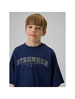 4F 4FJRSS26TTSHM3465-31S Dětské chlapecké tričko s volným potiskem