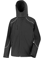 Result R 118X 3-vrstvá softshell bunda "IceFell" s kapucí 30.118X all black Result R 118X 3-vrstvá softshell bunda "IceFell" s kapucí 30.118X all black