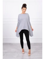 Oversize halenka šedá Oversize halenka šedá