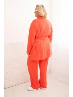 Dámská souprava Plus Size 3-dílná malinová Dámská souprava Plus Size 3-dílná malinová