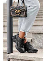 Dámské Sportovní Boty Sneakersy Masivní Černé Toderus