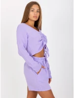 Halenka D70031F11106A3 světle fialová