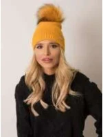 Dámská čepice 69 tmavě žlutá Dámská čepice 69 tmavě žlutá