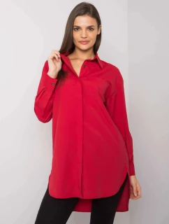 Dámská košile EM KS 005.34 Tmavě červená - Exmoda