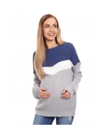 Dámský těhotenský svetr 40023 - Peekaboo
