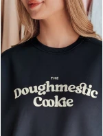 Dámská oversize mikina s potiskem COOKIES tmavě modrá FashionStreet BY1447