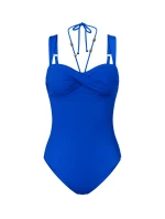 Dámské jednodílné plavky Summer Twist OPD 01 - BLUE - modré 7446 - TRIUMPH