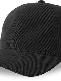 Atlantis Headwear Creep-S 6 panelová manšestrová kšiltovka 33.0227 black