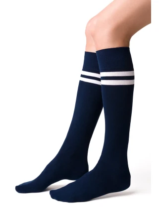 Steven 072 bavlna s pruhy barva:tmavě modrá