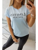 Limitovaná edice halenky modrá+černá