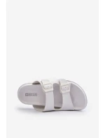 Lehké pánské sandály s přezkami Big Star NN174594 Bílé