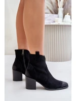 Dámské semišové teplé boty Černe Wenche